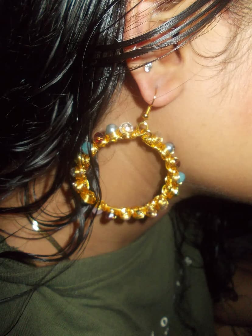 Chatkile Navratna Earrings